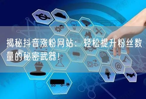 揭秘抖音涨粉网站：轻松提升粉丝数量的秘密武器！