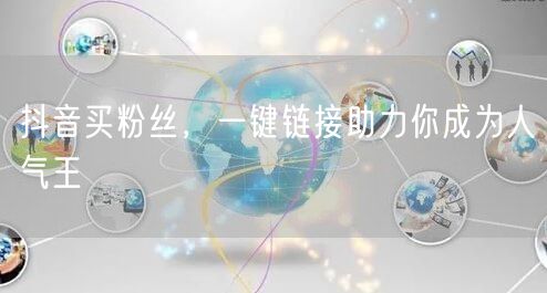 抖音买粉丝,一键链接助力你成为人气王