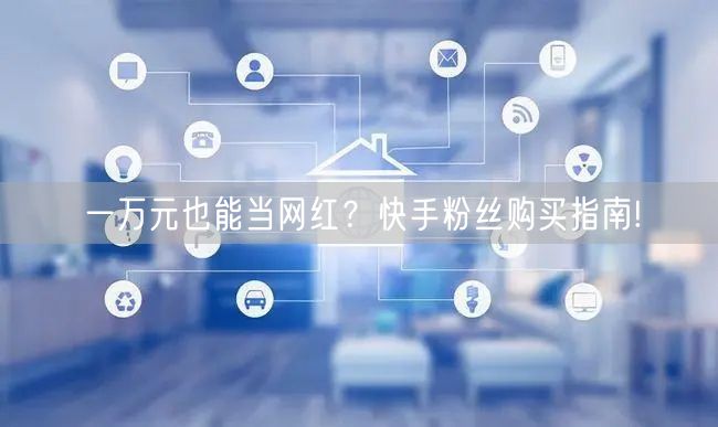 一万元也能当网红？快手粉丝购买指南!