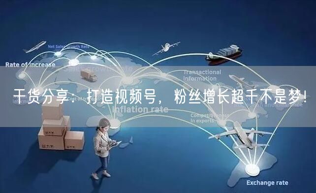 干货分享：打造视频号，粉丝增长超千不是梦！