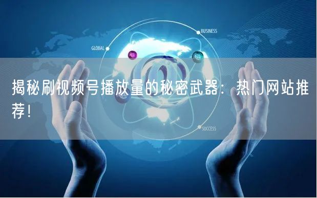 揭秘刷视频号播放量的秘密武器：热门网站推荐！