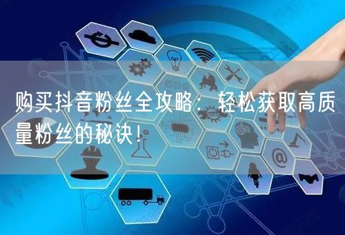 购买抖音粉丝全攻略：轻松获取高质量粉丝的秘诀！
