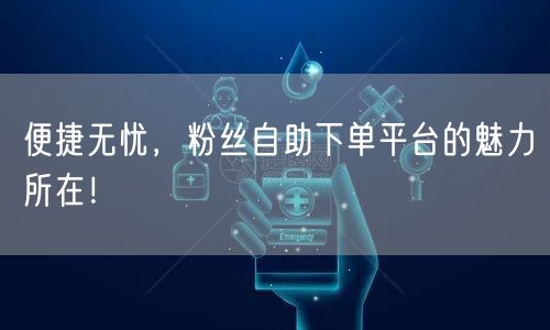 便捷无忧，粉丝自助下单平台的魅力所在！