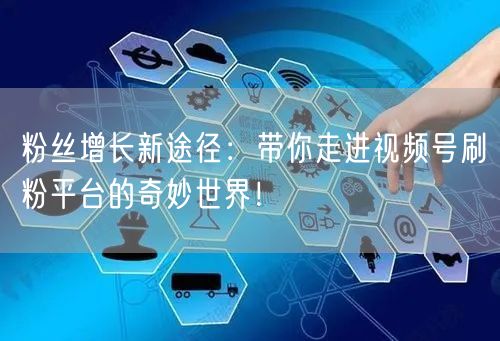 粉丝增长新途径：带你走进视频号刷粉平台的奇妙世界！
