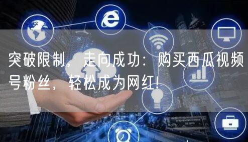 突破限制，走向成功：购买西瓜视频号粉丝，轻松成为网红!