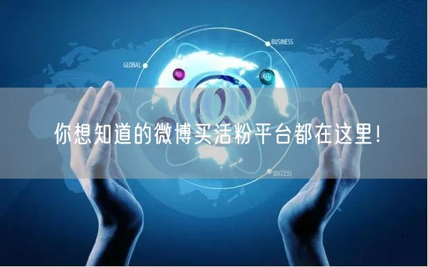 你想知道的微博买活粉平台都在这里！