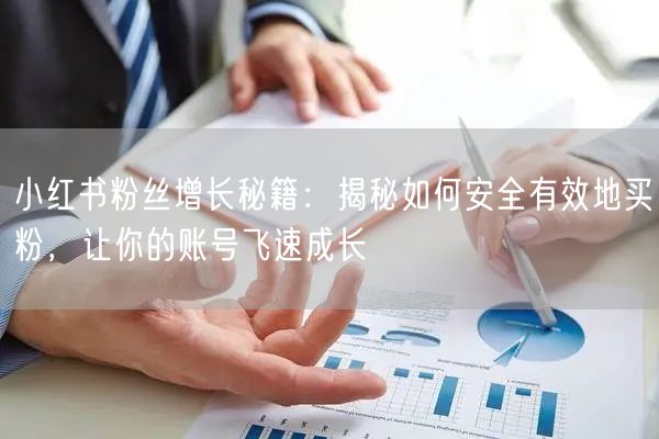 小红书粉丝增长秘籍：揭秘如何安全有效地买粉，让你的账号飞速成长