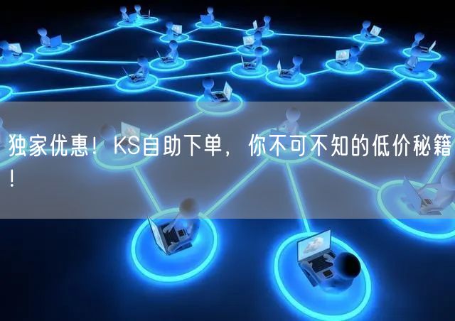 独家优惠！KS自助下单，你不可不知的低价秘籍！