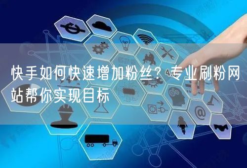 快手如何快速增加粉丝？专业刷粉网站帮你实现目标