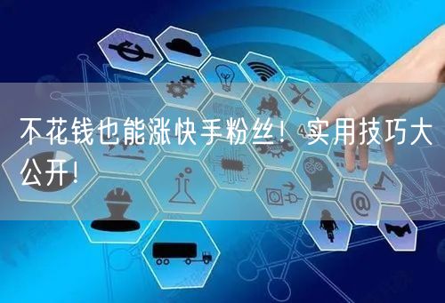 不花钱也能涨快手粉丝！实用技巧大公开！