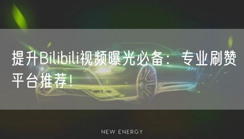 提升Bilibili视频曝光必备：专业刷赞平台推荐！