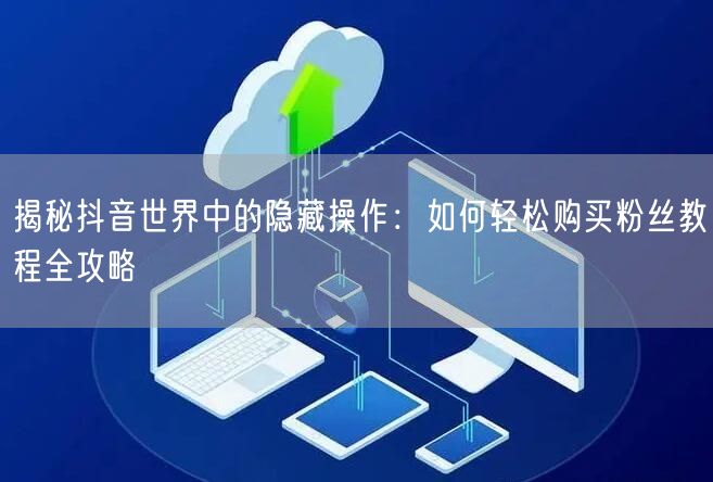 揭秘抖音世界中的隐藏操作：如何轻松购买粉丝教程全攻略