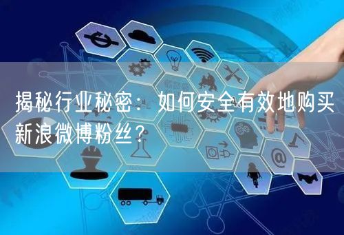 揭秘行业秘密：如何安全有效地购买新浪微博粉丝？