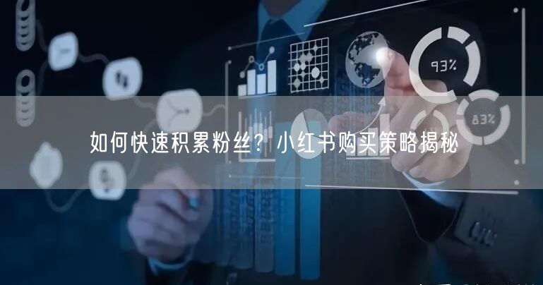 如何快速积累粉丝?小红书购买策略揭秘