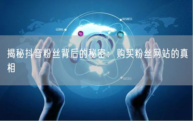 揭秘抖音粉丝背后的秘密：购买粉丝网站的真相