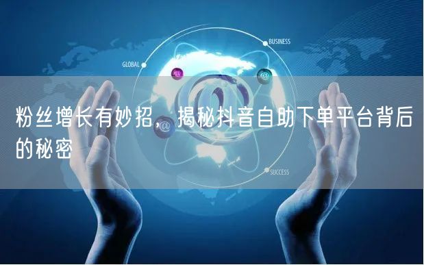 粉丝增长有妙招，揭秘抖音自助下单平台背后的秘密