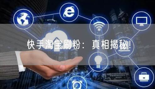 快手淘宝刷粉：真相揭秘！