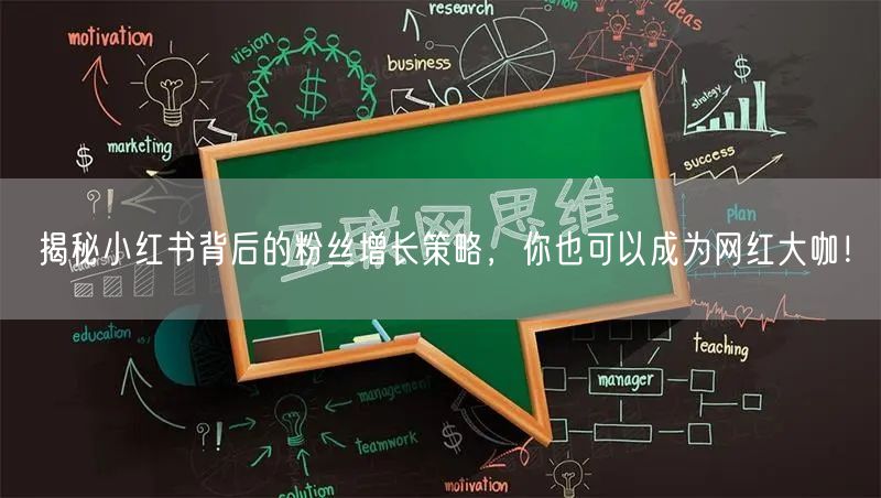 揭秘小红书背后的粉丝增长策略，你也可以成为网红大咖！