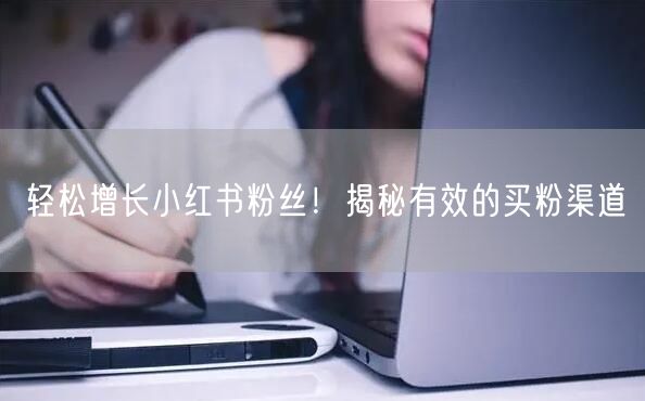 轻松增长小红书粉丝！揭秘有效的买粉渠道