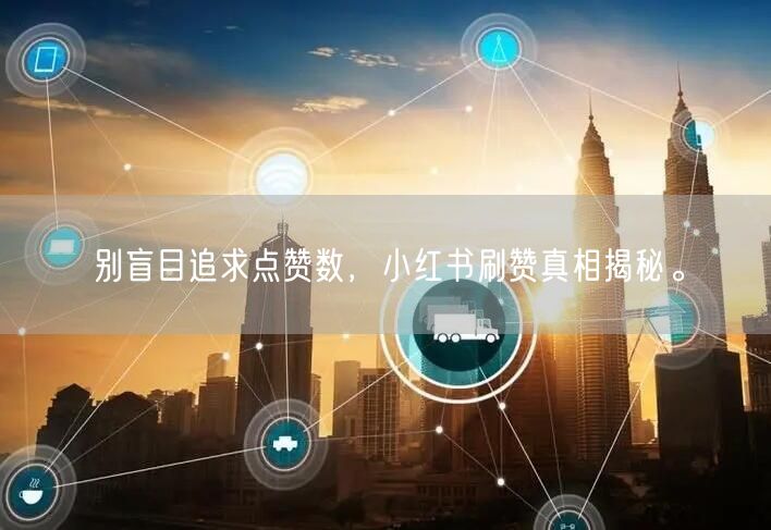 别盲目追求点赞数，小红书刷赞真相揭秘。