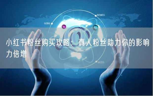 小红书粉丝购买攻略：真人粉丝助力你的影响力倍增