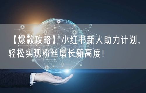 【爆款攻略】小红书新人助力计划，轻松实现粉丝增长新高度！
