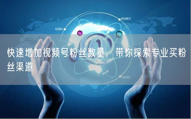 快速增加视频号粉丝数量，带你探索专业买粉丝渠道