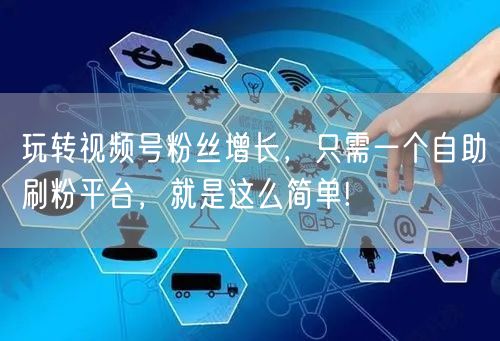 玩转视频号粉丝增长，只需一个自助刷粉平台，就是这么简单!
