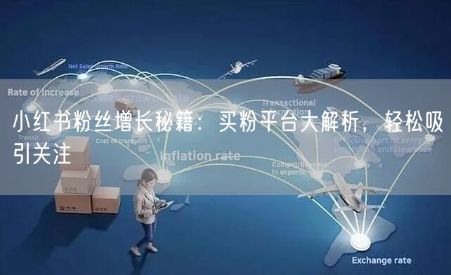 小红书粉丝增长秘籍：买粉平台大解析，轻松吸引关注
