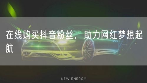 在线购买抖音粉丝，助力网红梦想起航