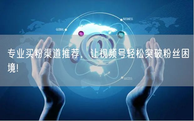 专业买粉渠道推荐，让视频号轻松突破粉丝困境!