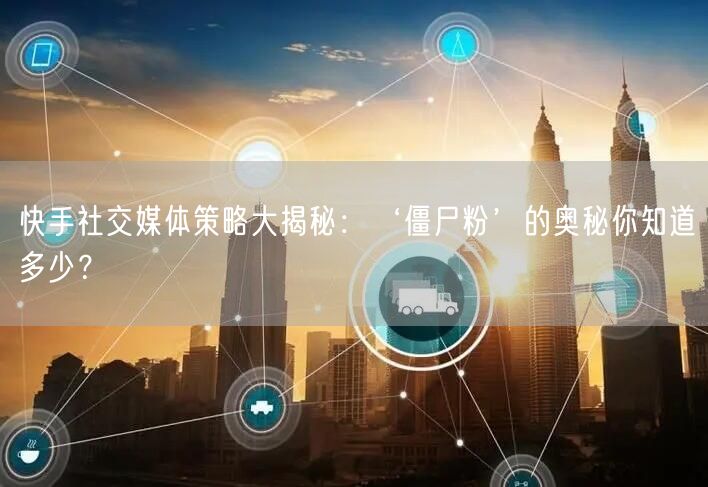 快手社交媒体策略大揭秘：‘僵尸粉’的奥秘你知道多少？