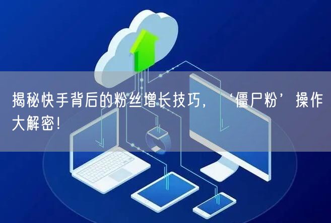 揭秘快手背后的粉丝增长技巧，‘僵尸粉’操作大解密！