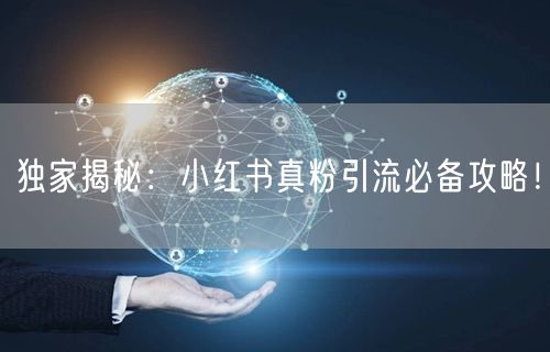独家揭秘：小红书真粉引流必备攻略！