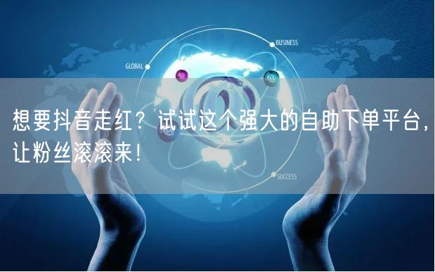 想要抖音走红？试试这个强大的自助下单平台，让粉丝滚滚来！